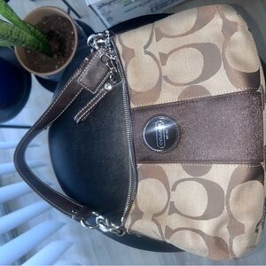 Coach Brown and Tan Women's Bag